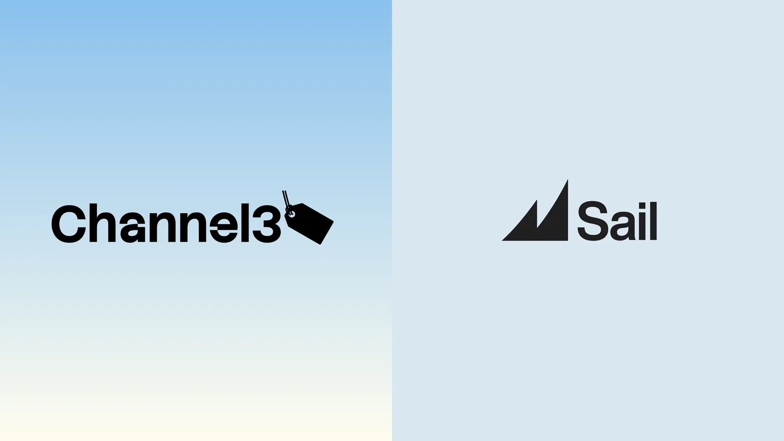 Channel3 and Sail logos side by side