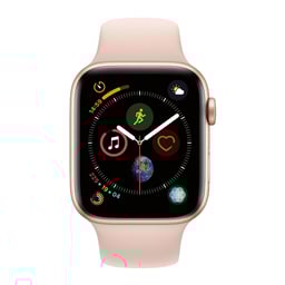 Apple Series 4 44mm Gps And Cellular Watch (gold Aluminum Case With Pink Sand Sport Band) - Apple