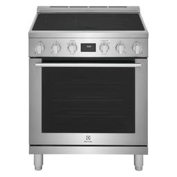 Electrolux Ecfi3068as 30 Inch Induction Freestanding Range With 4.6 Cu. Ft. Oven Capacity, True Convection, Bridge Function, In Stainless Steel - Electrolux