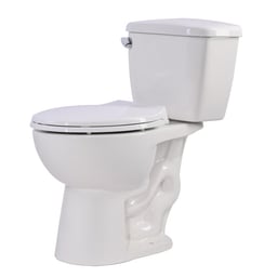 Author 2-piece 1.28 Gpf Single Flush Elongated Toilet In White - Anzzi
