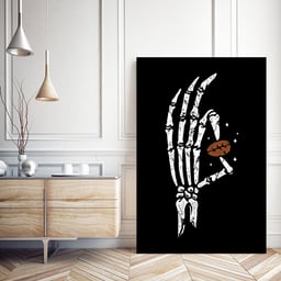 Best Coffee - Canvas Framed Black/24 X 36 Inches - Giant Art