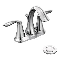 Banbury 2-handle High-arc Bathroom Faucet, Chrome - Moen