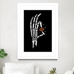 Best Coffee - Matted And Framed White/30 X 40 Inches - Curioos