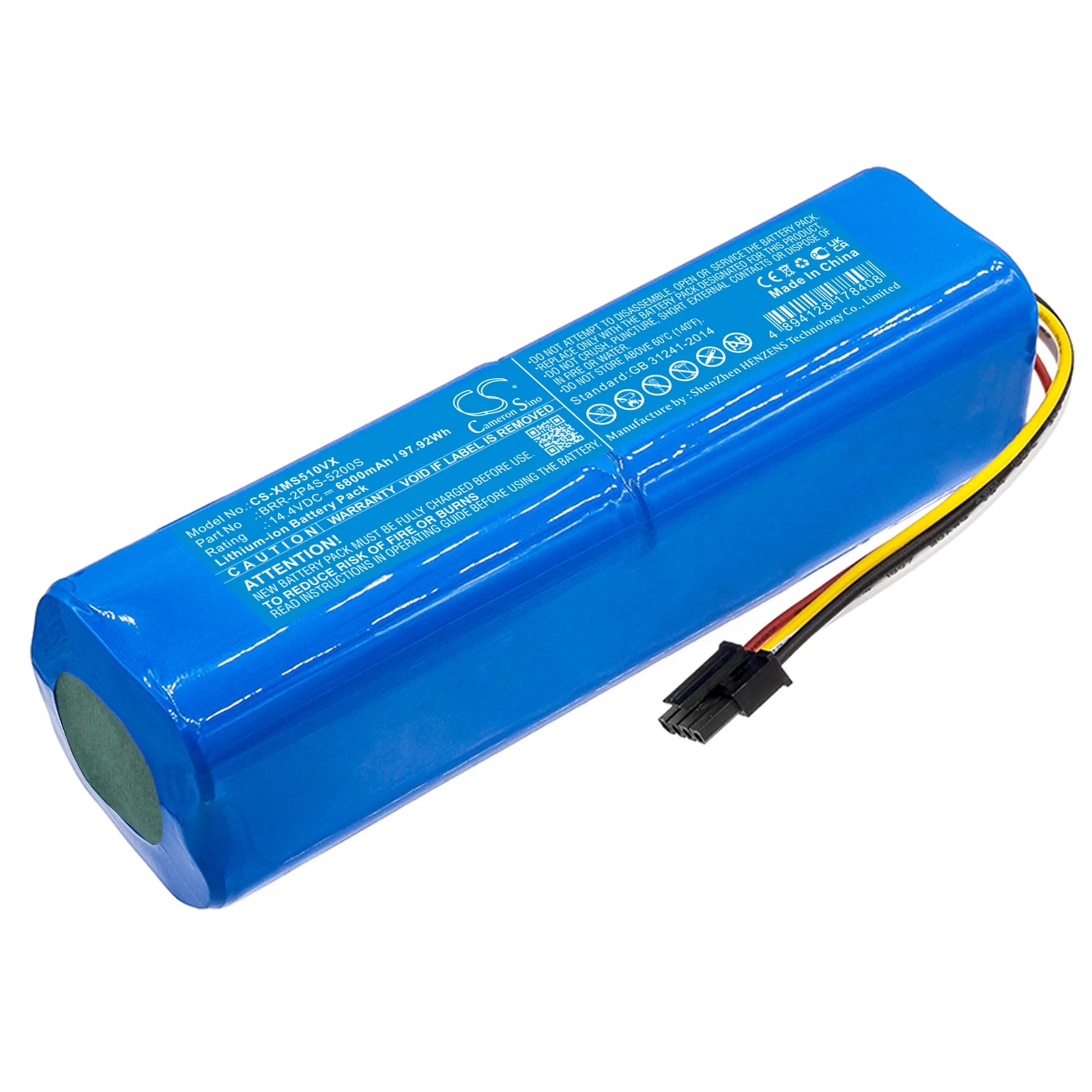 Battery For Xiaomi Dreame D9, Dreame F9 Cleaner, Dreame L10 Pro, Mi Robo, Mijia Roborock S50,
