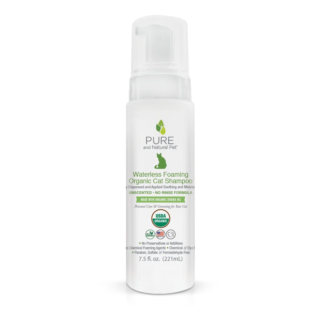 Waterless Foaming Organic Cat Shampoo